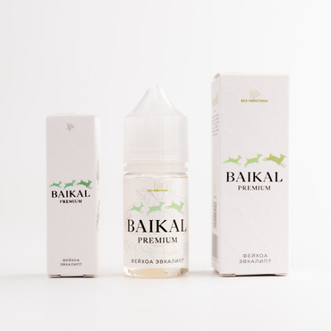 Безникотиновая жидкость для ЭСДН Baikal Premium (Байкал Премиум) с ароматом Фейхоа, Эвкалипт