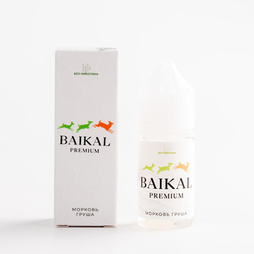Безникотиновая жидкость для ЭСДН Baikal Premium (Байкал Премиум) с ароматом Морковь, Груша