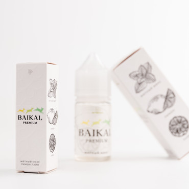 Жидкость для ЭСДН Baikal Premium (Байкал Премиум) с ароматом Мятный микс, Лимон, Лайм. HARD (ХАРД)