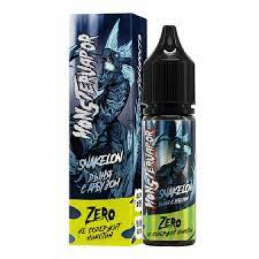 Безникотиновая жидкость для ЭСДН MONSTERVAPOR (МОНСТЕРВАПОР) SNAKELON (СНЕЙКЛОН) с ароматом дыни с арбузом, 0 мг/см?, 30 мл. ZERO.