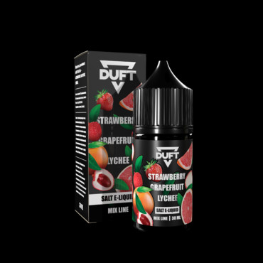 Жидкость DUFT MIX LINE, Salt (20), STRAWBERRY, GRAPEFRUIT, LYCHEE (Клубника, грейпфрут, личи), 30 ml