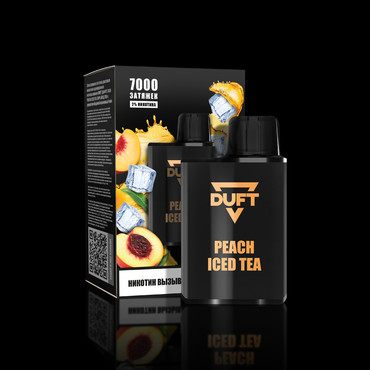 DUFT 7000 Peach Iced Tea - Электронный персональный испаритель