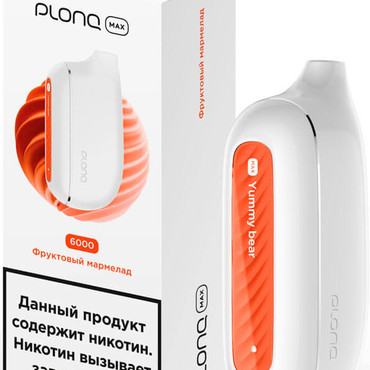 Plonq Max 6000 затяжек Мармеладные Мишки - Электронная система доставки никотина