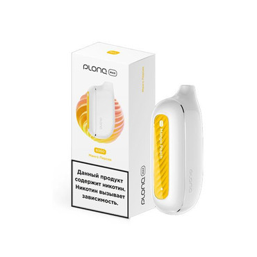Plonq Max 6000 затяжек Манго персик - Электронная система доставки никотина
