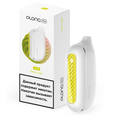 Plonq Max 6000 затяжек Банан Гуава - Электронная система доставки никотина