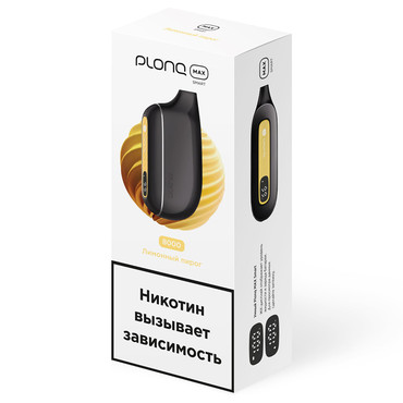 Plonq Max Smart 8000 затяжек Лимонный Пирог - Электронная система доставки никотина