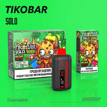 Tikobar SOLO 9000 Кислый Скитлз - ЭСДН