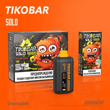 Tikobar SOLO 9000 Персиковый Чай - ЭСДН