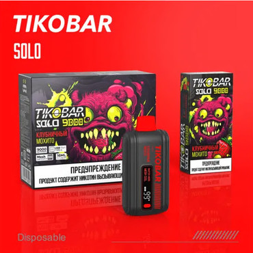 Tikobar SOLO 9000 Клубничный Мохито - ЭСДН