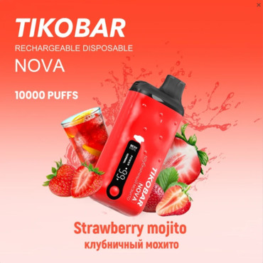 Tikobar Nova 10000 Клубничный мохито - ЭСДН