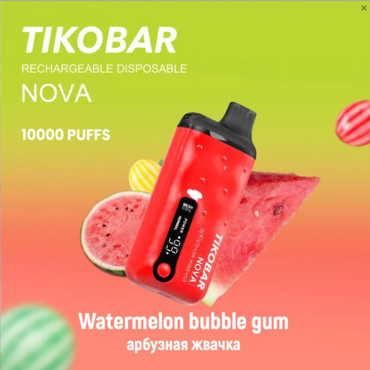 Tikobar Nova 10000 Арбузная жвачка - ЭСДН