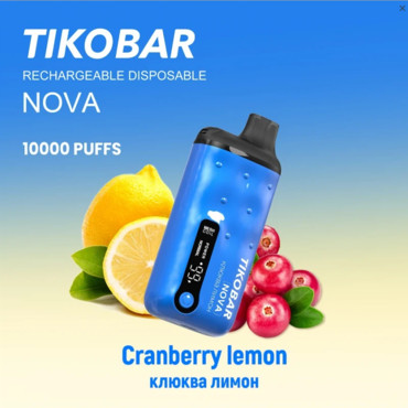 Tikobar Nova 10000 Клюква лимон - ЭСДН