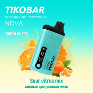 Tikobar Nova 10000 Кислый цитрусовый микс - ЭСДН