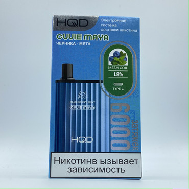 HQD CUVIE Maya 6000 - Черника Мята / Blueberry Mint