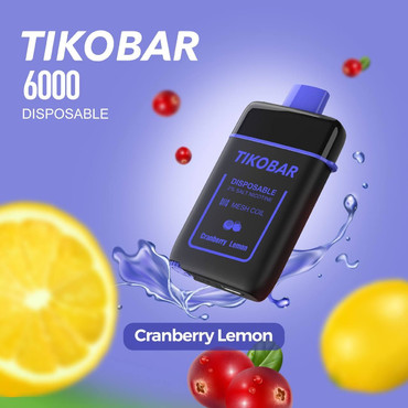 Tikobar 6000 Клюква Лимон (Cranberry Lemon)
