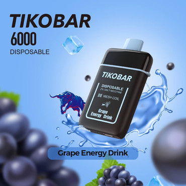 Tikobar 6000 Виноградный Энергетик (Grape Energy Drink)