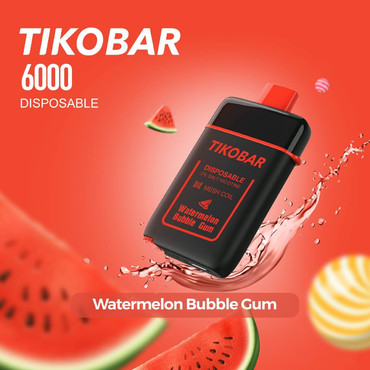 Tikobar 6000 Арбузная Жвачка (Watermelon Bubble Gum)