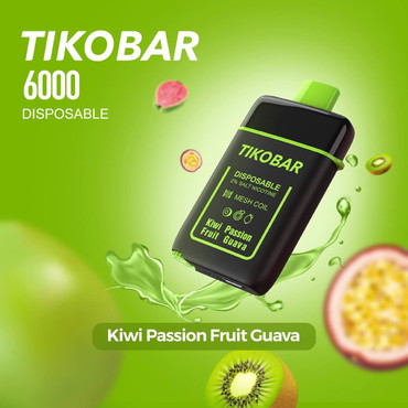 Tikobar 6000 Киви Маракуя Гуава (Kiwi Passion Fruit Guava)