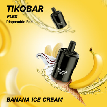 Картридж Tikobar Flex (2500) Banana Ice Cream/ Банановое Мороженное