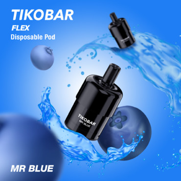 Картридж Tikobar Flex (2500) Mr Blue/ Кисло-сладкий ягодный коктейль