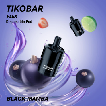 Картридж Tikobar Flex (2500) Black Mamba/ Жвачка Клюква Смородина