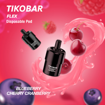 Картридж Tikobar Flex (2500) Blueberry Cherry Cranberry/ Черника Вишня Клюква
