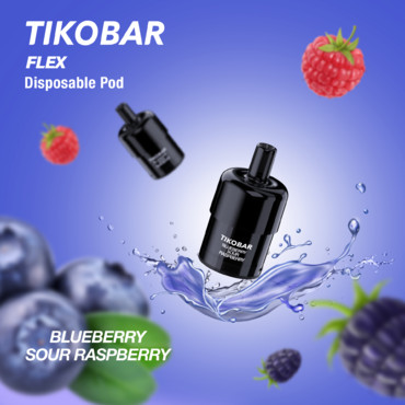 Картридж Tikobar Flex (2500) Blueberry Sour Raspberry/ Черника Малина