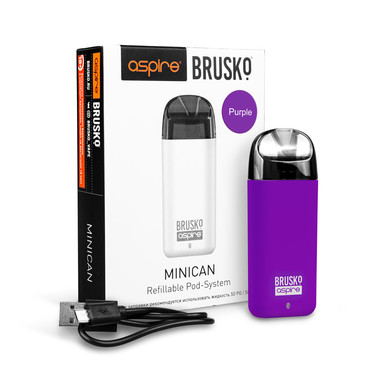 Brusko Minican 350 mAh - Фиолетовый, POD - система