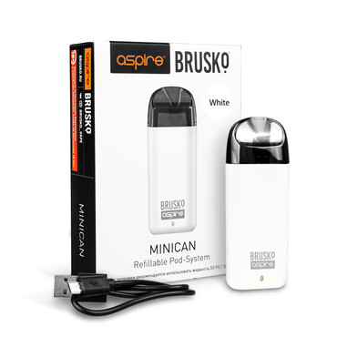 Brusko Minican 350 mAh - Белый, POD - система