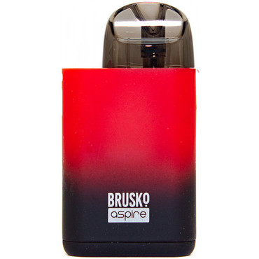 Brusko Minican Plus 850 mAh - Красно - черный градиент, POD - система