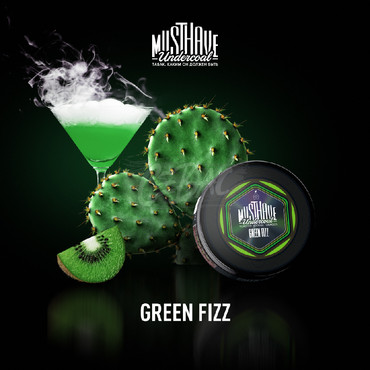 MustHave 25 гр Green Fizz / с ароматом кактуса, киви и абсента - Табак для кальяна