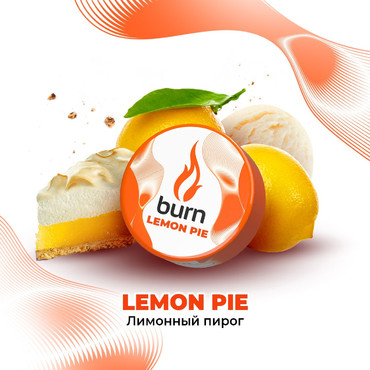 Burn Lemon Pie (Лимонный пирог), 25 гр.  - Табак для кальяна