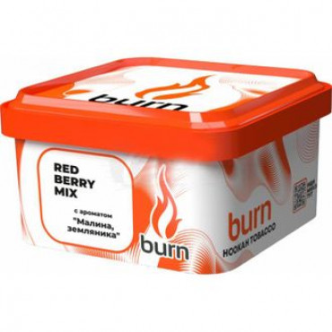 Burn Redberry Mix (Малина, земляника), 200 гр. - Табак для кальяна