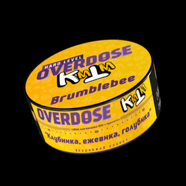 Overdose Brumblebee (Клубника,ежевика,голубика), 25 гр. - Табак для кальяна