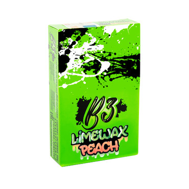 B3 BeFree 50 гр. Limewax peach (Персик лайм) - табак для кальяна