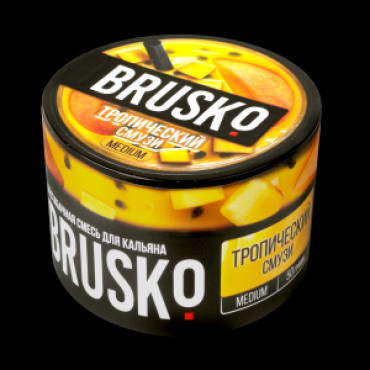 Brusko 50 гр Medium Тропический смузи - бестабачная смесь для кальяна