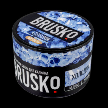 Brusko 50 гр Medium Холодок - бестабачная смесь для кальяна