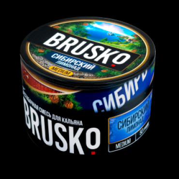 Brusko 50 гр Medium Сибирский лимонад - бестабачная смесь для кальяна