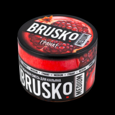 Brusko 50 гр Medium Гранат - бестабачная смесь для кальяна