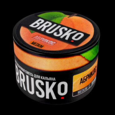 Brusko 50 гр Medium Абрикос - бестабачная смесь для кальяна