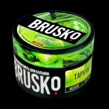 Brusko 50 гр Medium Тархун - бестабачная смесь для кальяна