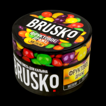 Brusko 50 гр Medium Фруктовое драже - бестабачная смесь для кальяна