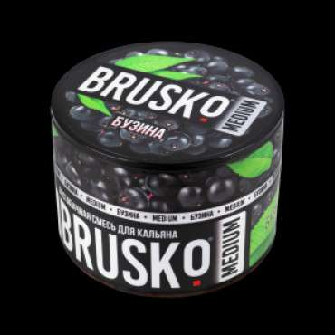 Brusko 50 гр Medium Бузина - бестабачная смесь для кальяна