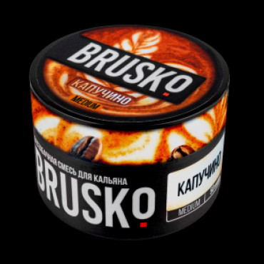 Brusko 50 гр Medium Капучино - бестабачная смесь для кальяна