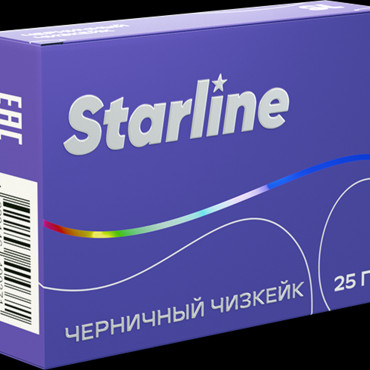 Starline Черничный чизкейк, 25 г - Табак для кальяна