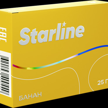 Starline Банан, 25 г - Табак для кальяна