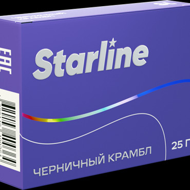 Starline Черничный крамбл, 25 г - Табак для кальяна